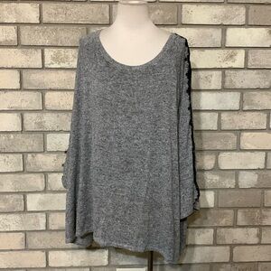 Lane Bryant Gray Knit Top